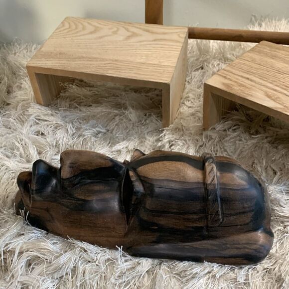 Hand Carved Wooden Senagalese Mask - Picture 13 of 17